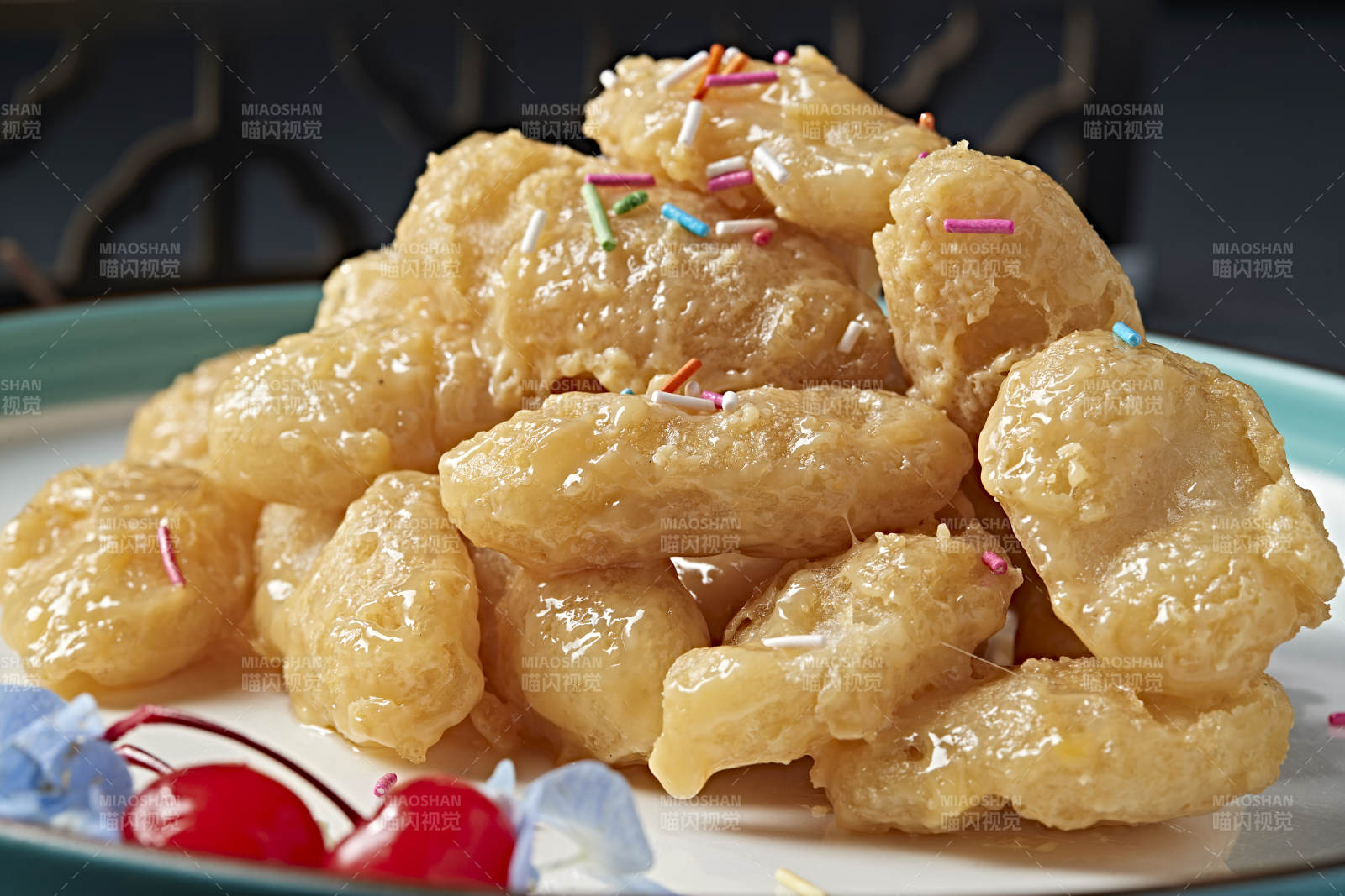 甜蜜油炸泡泡虾 气泡虾图片