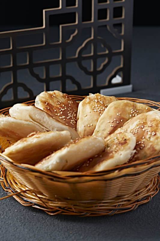 香酥油煎葱香口袋饼