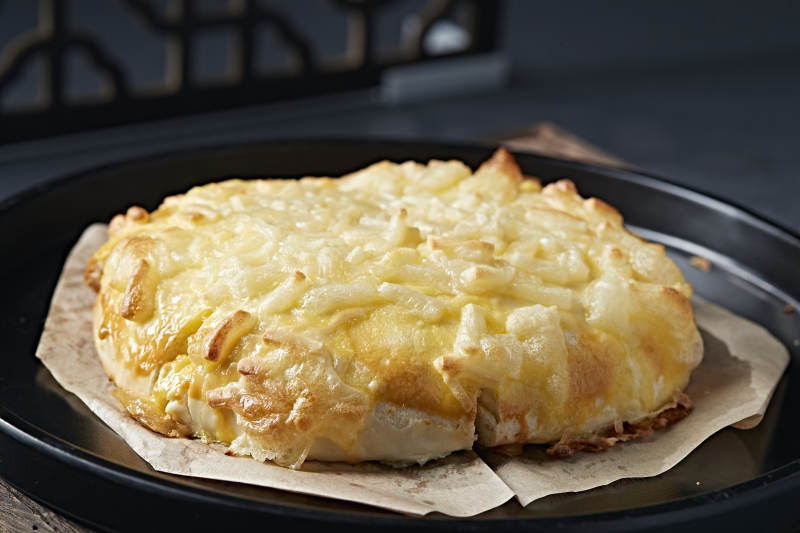 奶香芝士焗榴莲饼