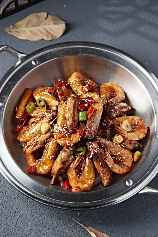 麻辣香锅鸡翅大虾