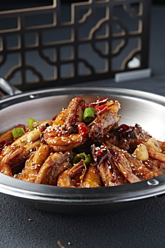 麻辣香锅鸡翅大虾