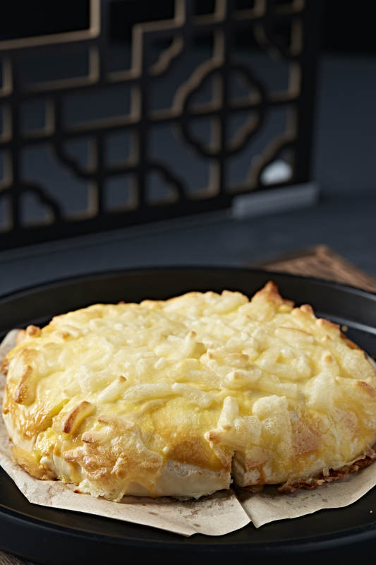 奶香芝士焗榴莲饼