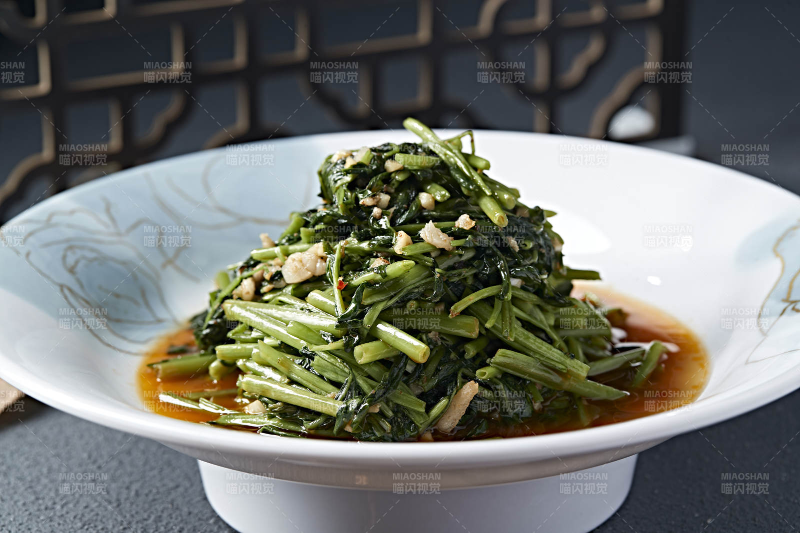 美味小炒肉沫燒空心菜