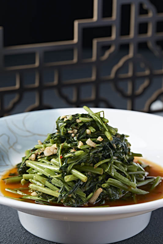 美味小炒肉沫燒空心菜