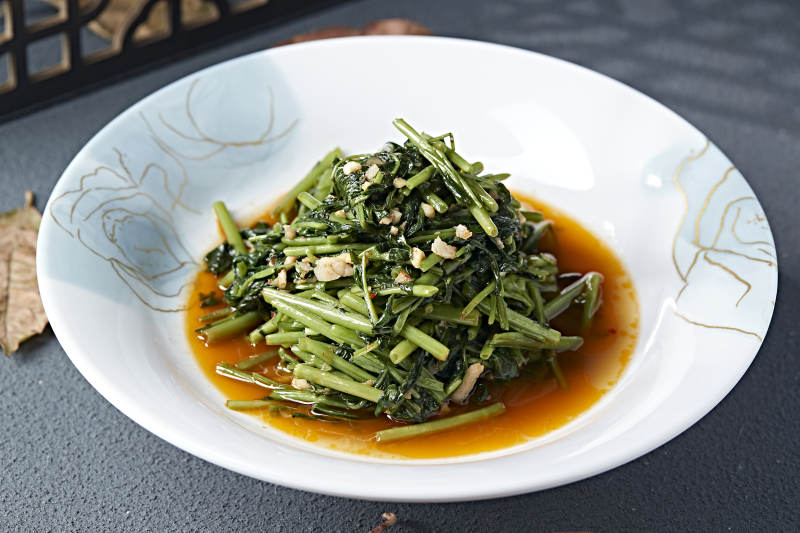 美味小炒肉沫燒空心菜