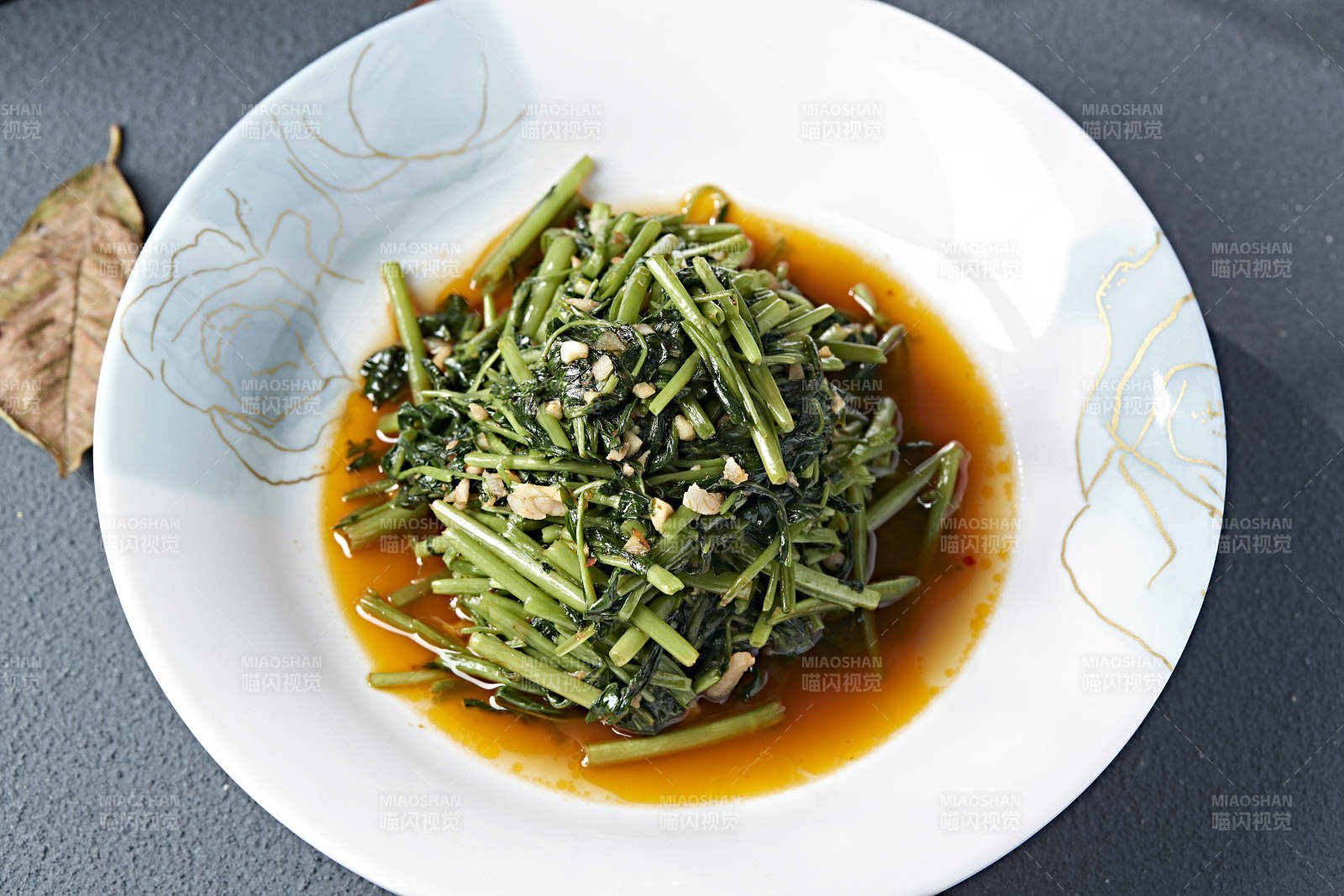 美味小炒肉沫燒空心菜