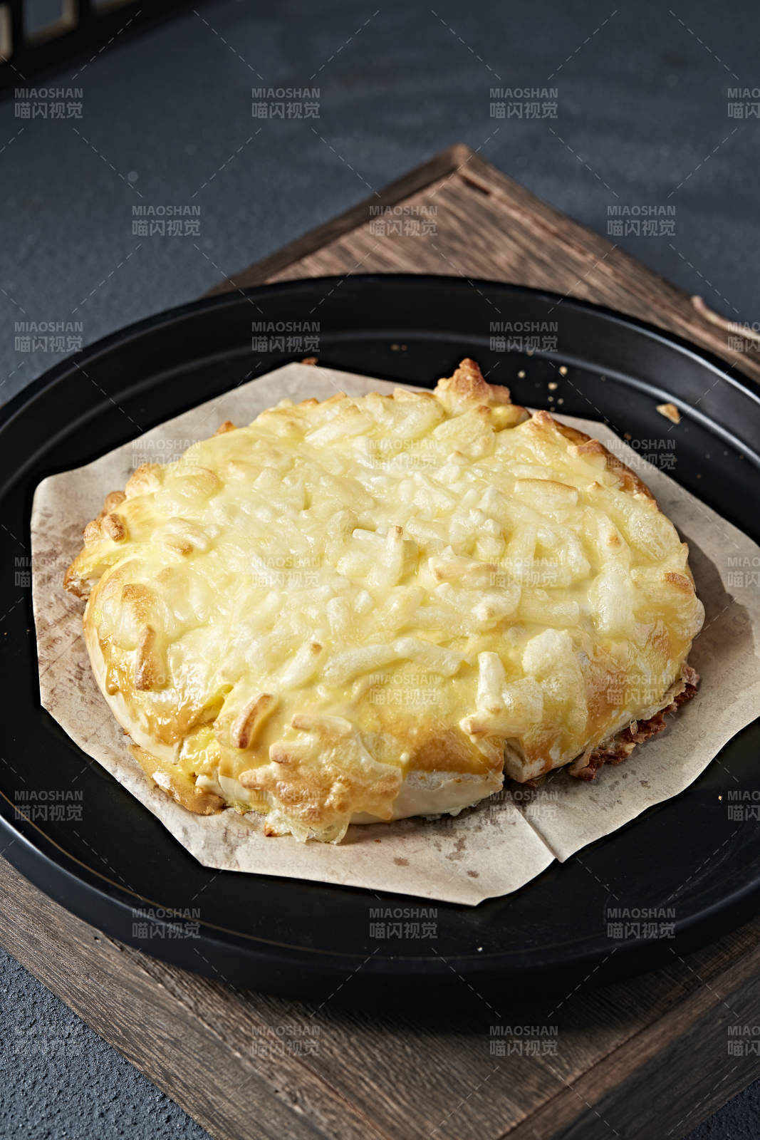 奶香芝士焗榴莲饼