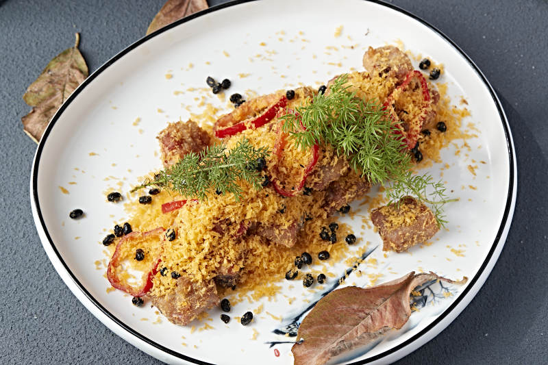 避風塘豆豉香炸蒜香骨