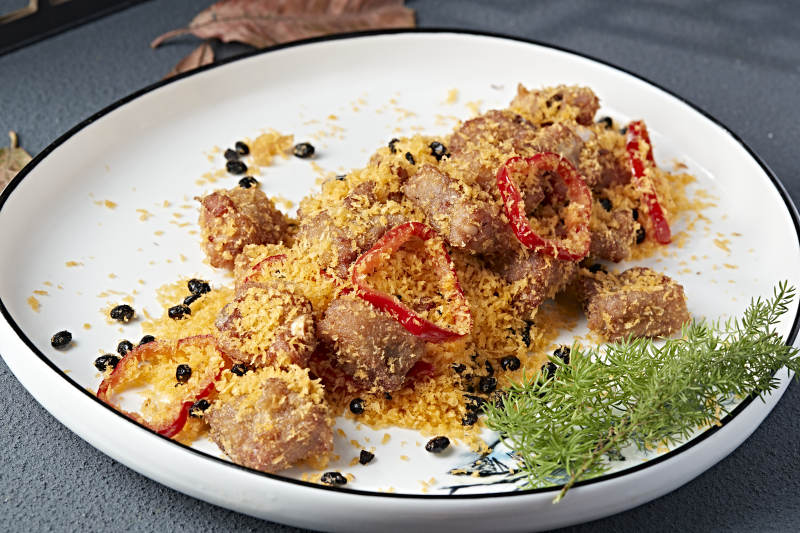 避風塘豆豉香炸蒜香骨