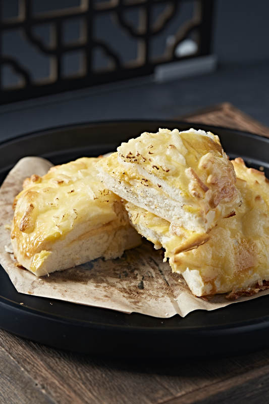 奶香芝士焗榴莲饼