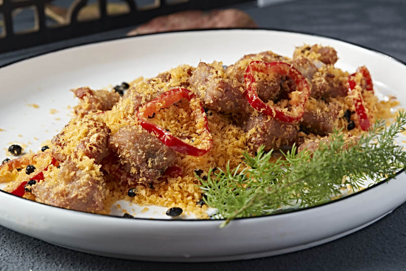 避風塘豆豉香炸蒜香骨