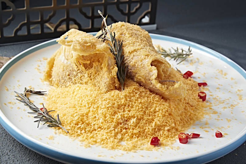 避风塘油炸鲽鱼身鲽鱼尾