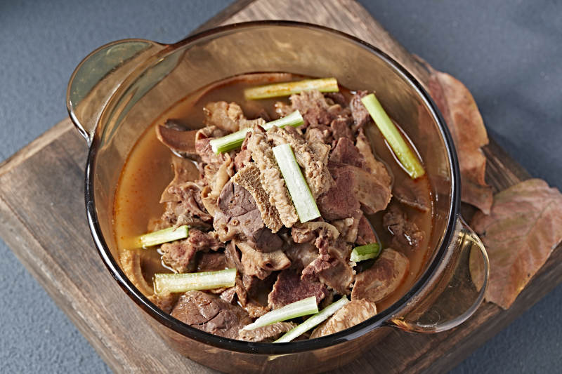 卤汁五香牛杂锅