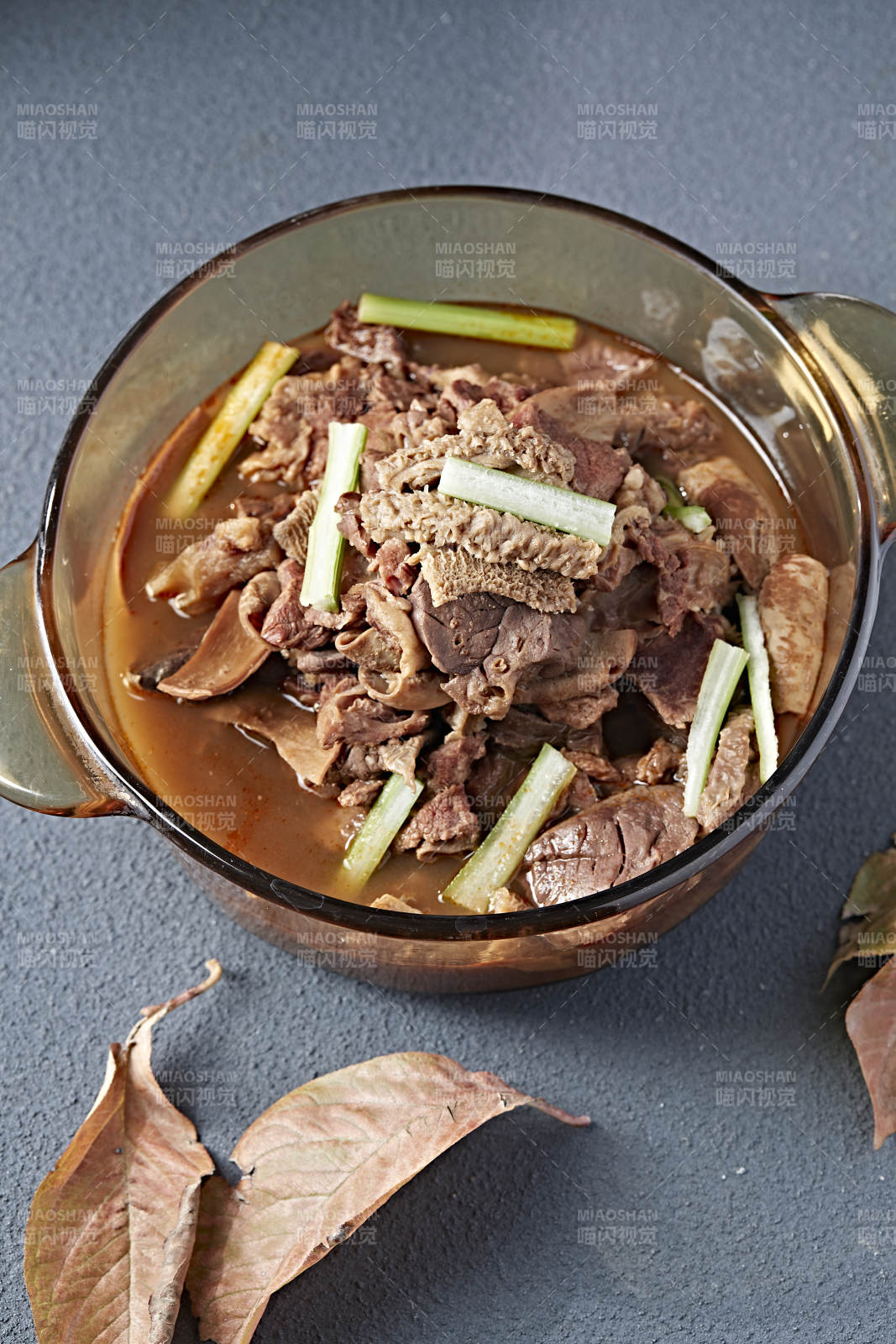卤汁五香牛杂锅