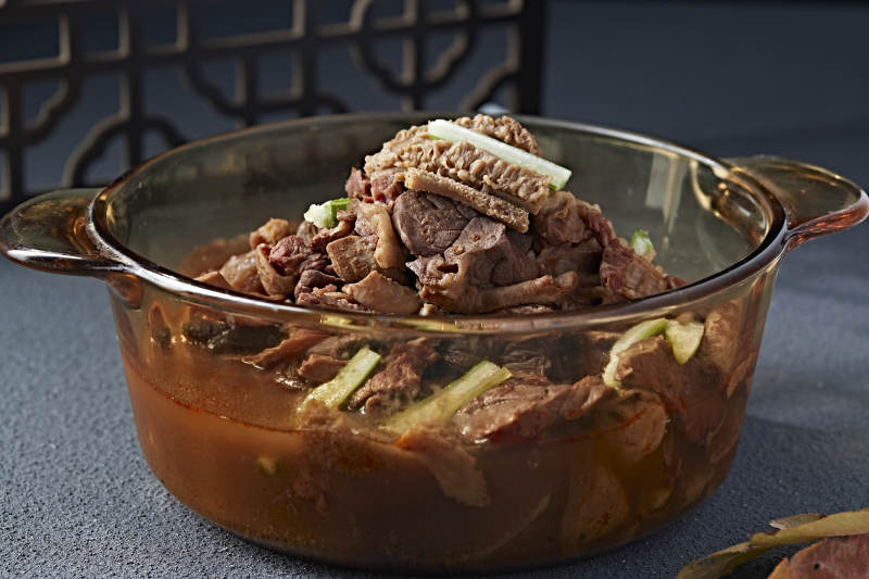 卤汁五香牛杂锅