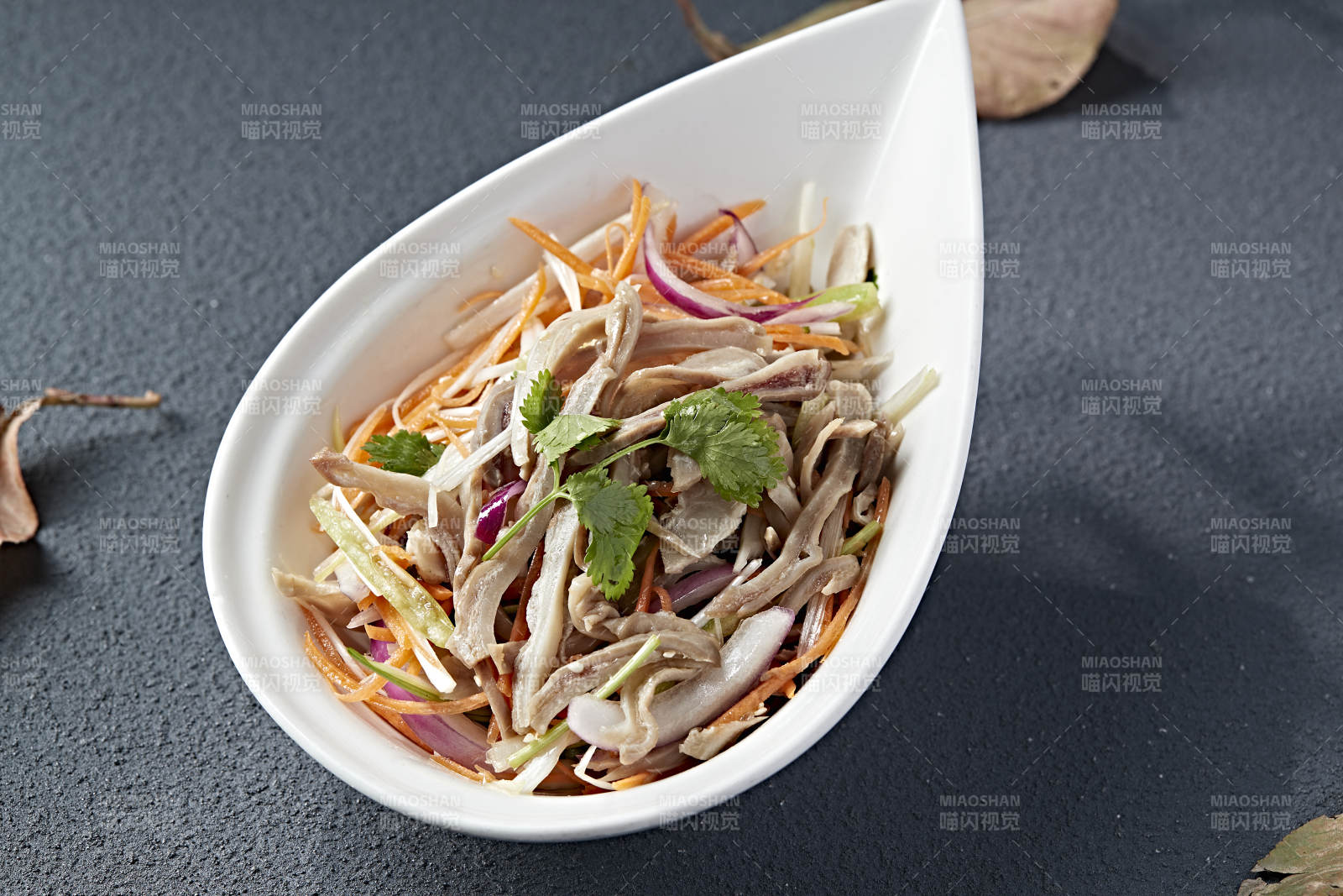 美味凉菜三丝拌猪肚