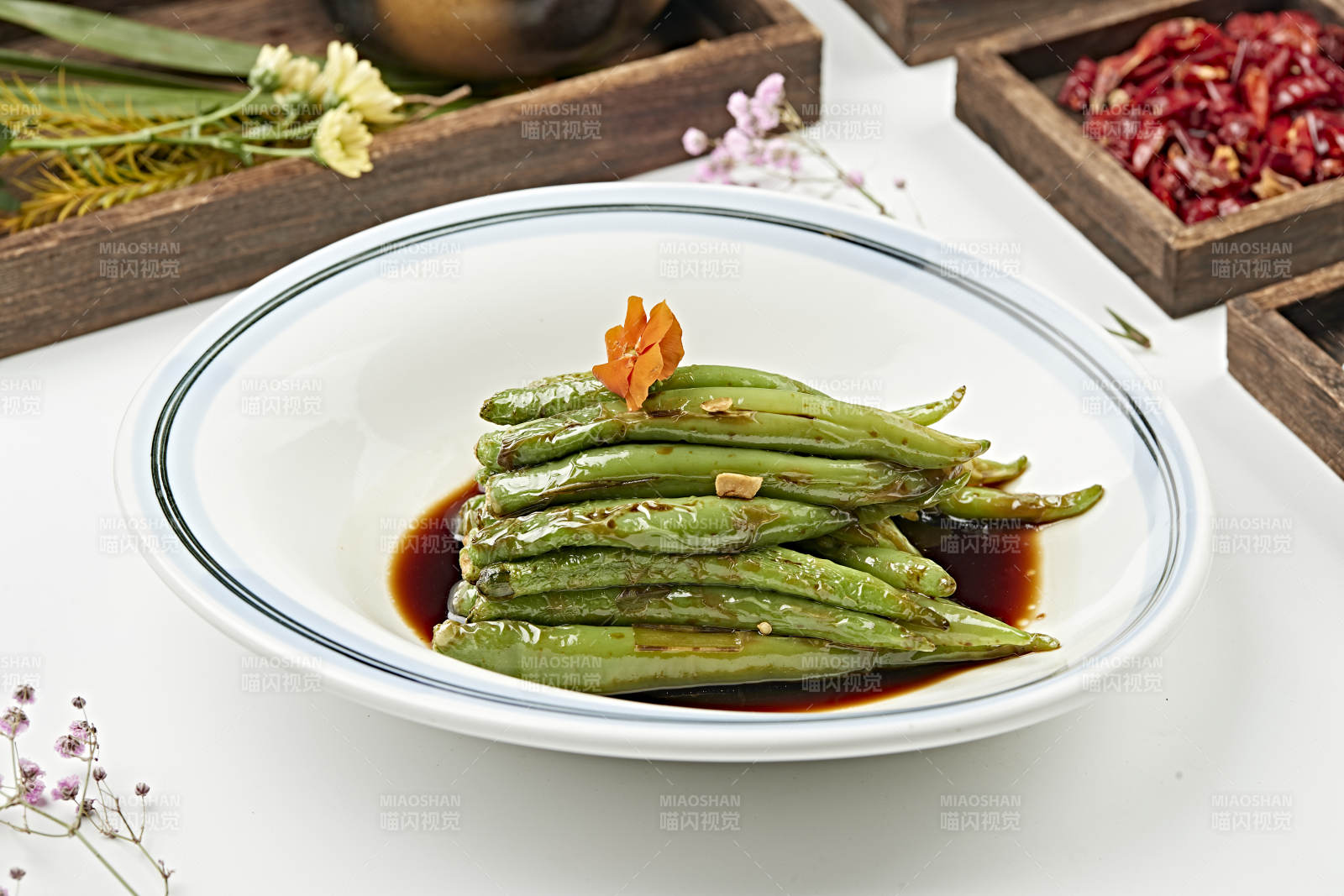 澆汁油炸虎皮杭椒（虎皮尖椒）