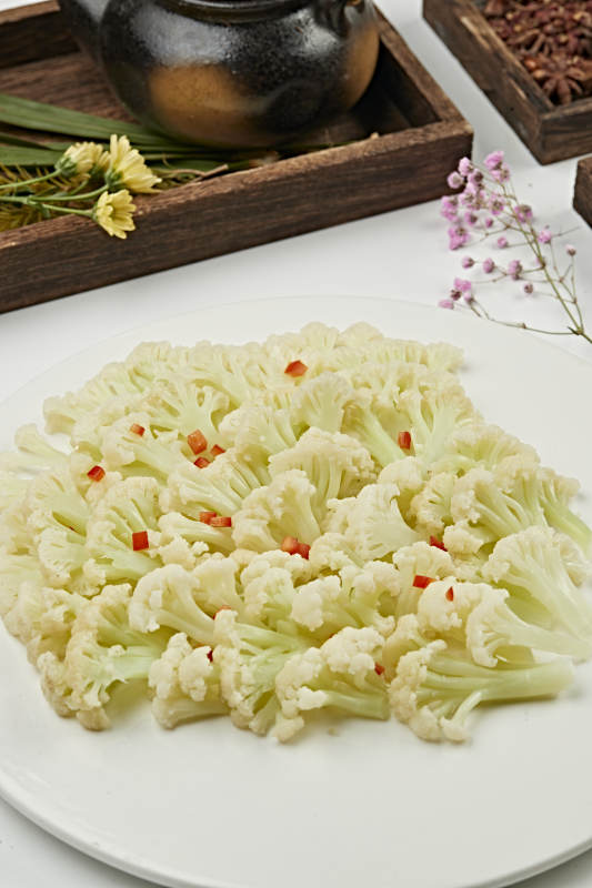浇汁香蒸花椰菜（蒸菜花）