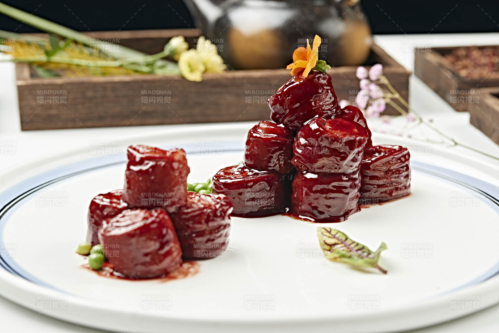 糖醋浇汁九转葱肠