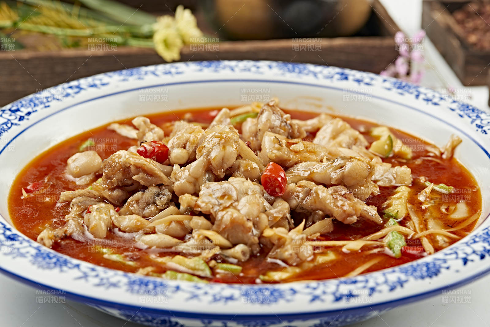 湘味泡椒酸辣牛蛙（香水蛙）