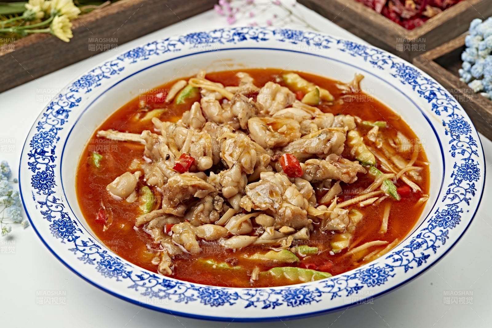 湘味泡椒酸辣牛蛙（香水蛙）