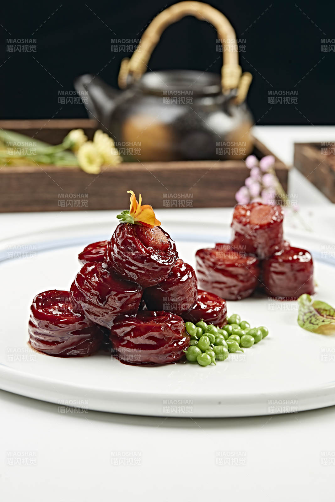 糖醋浇汁九转葱肠