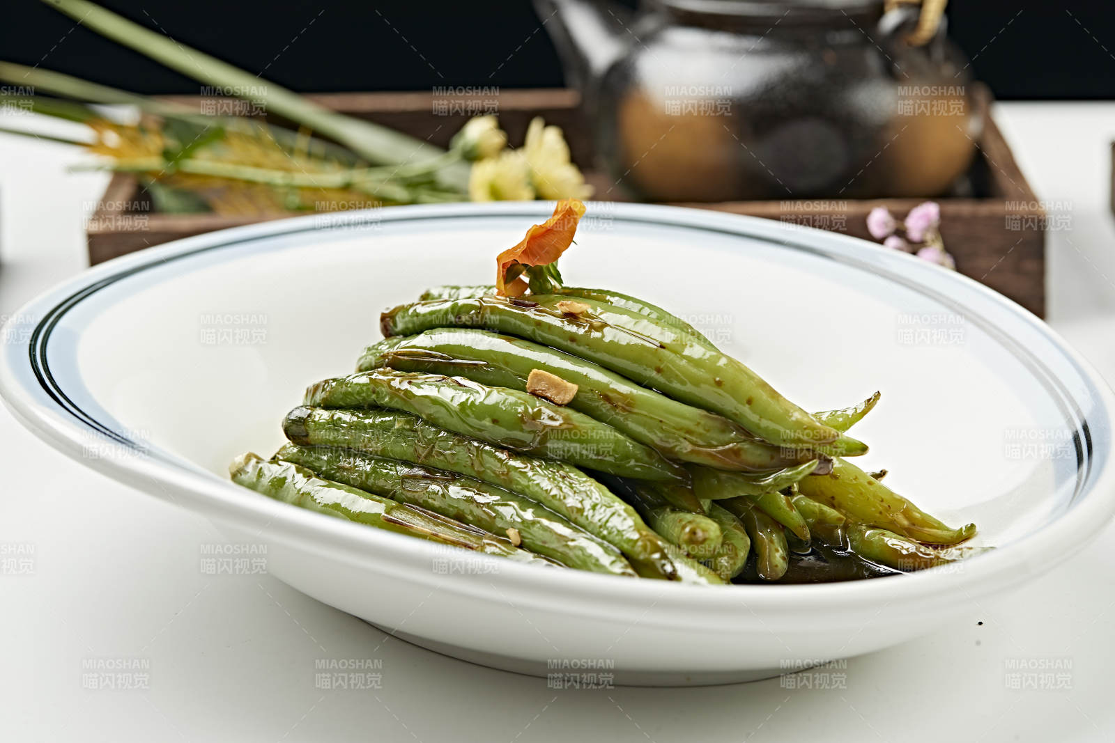 澆汁油炸虎皮杭椒（虎皮尖椒）