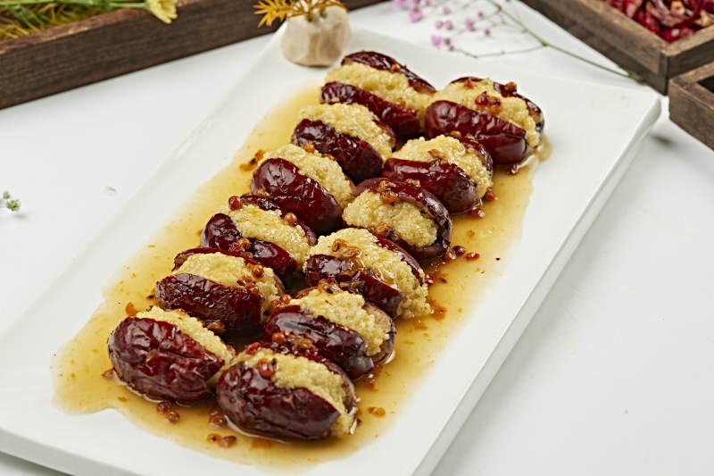 沙棘汁蜜棗釀金米