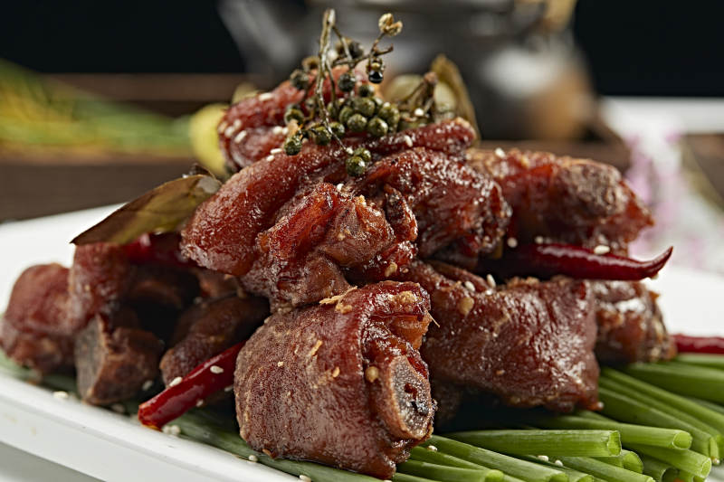 椒麻甜辣香炸猪脚块（炸猪蹄）