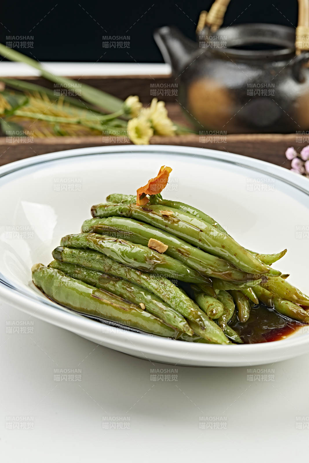 澆汁油炸虎皮杭椒（虎皮尖椒）