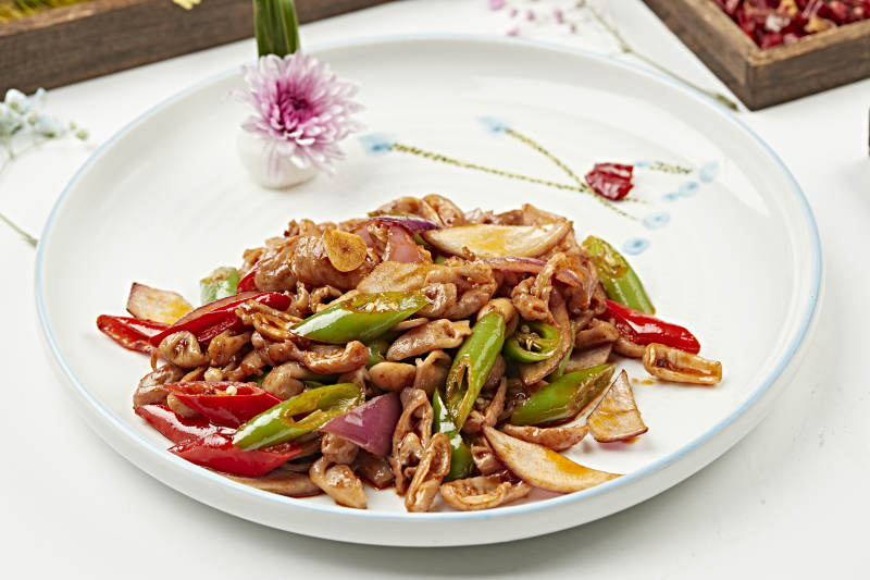 青紅辣椒洋蔥爆炒肥腸