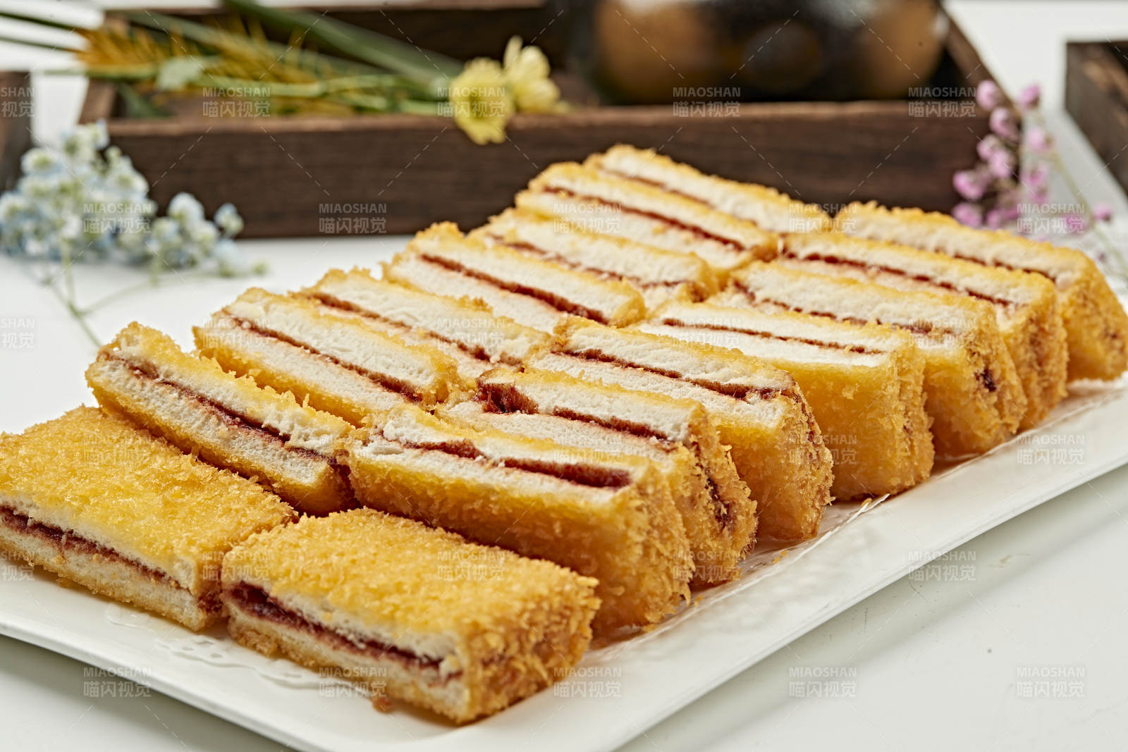 油炸酱香夹心饼