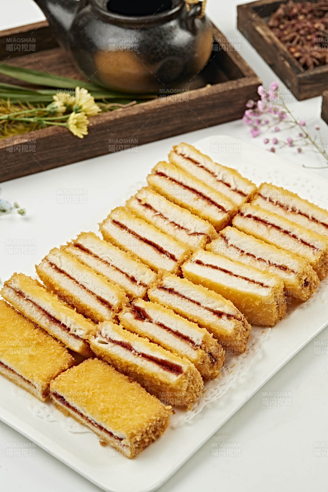 油炸酱香夹心饼