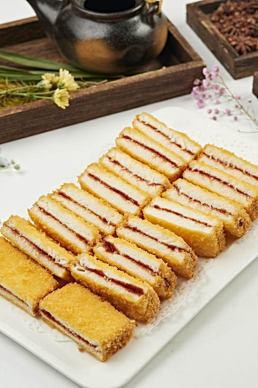 油炸酱香夹心饼