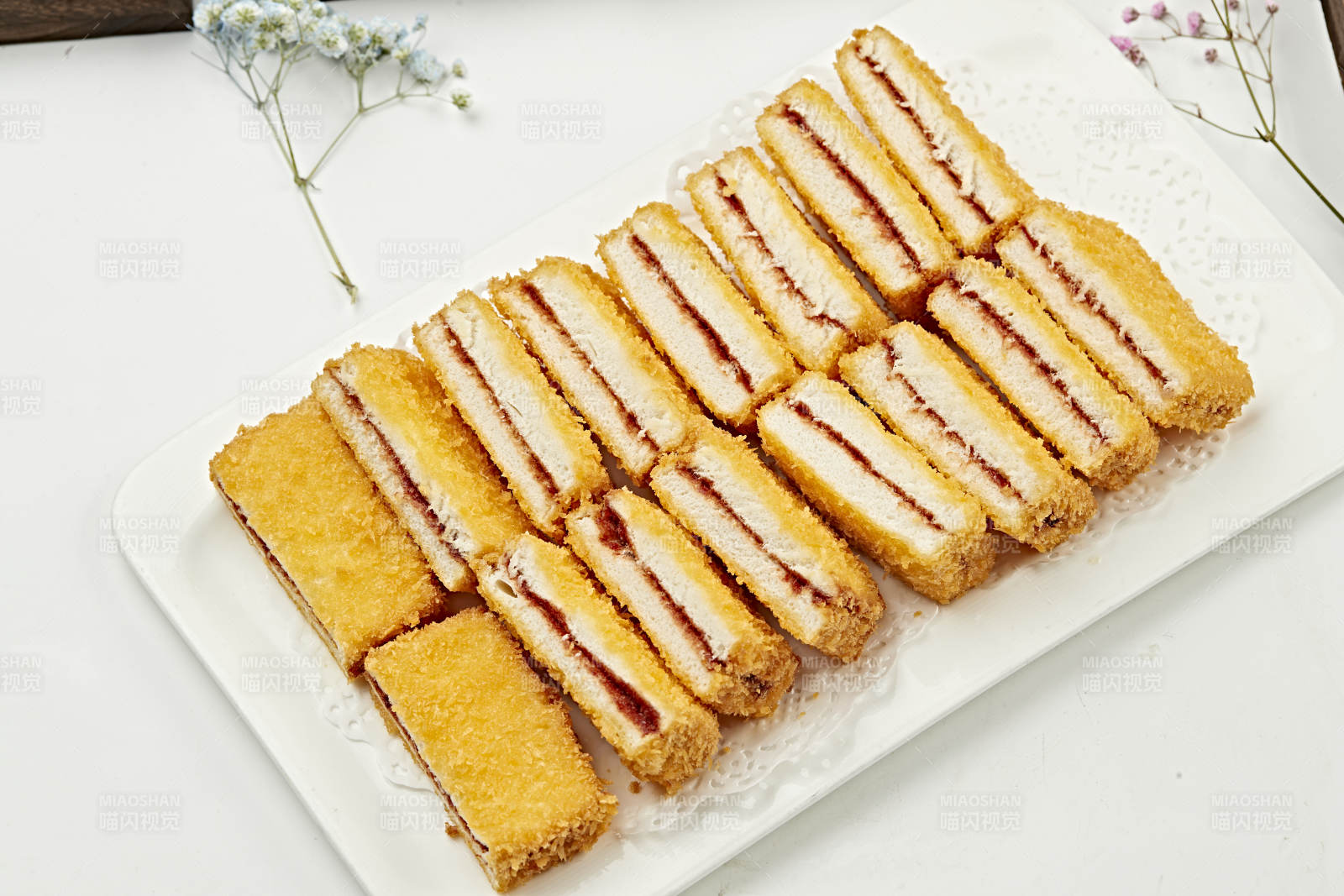 油炸酱香夹心饼