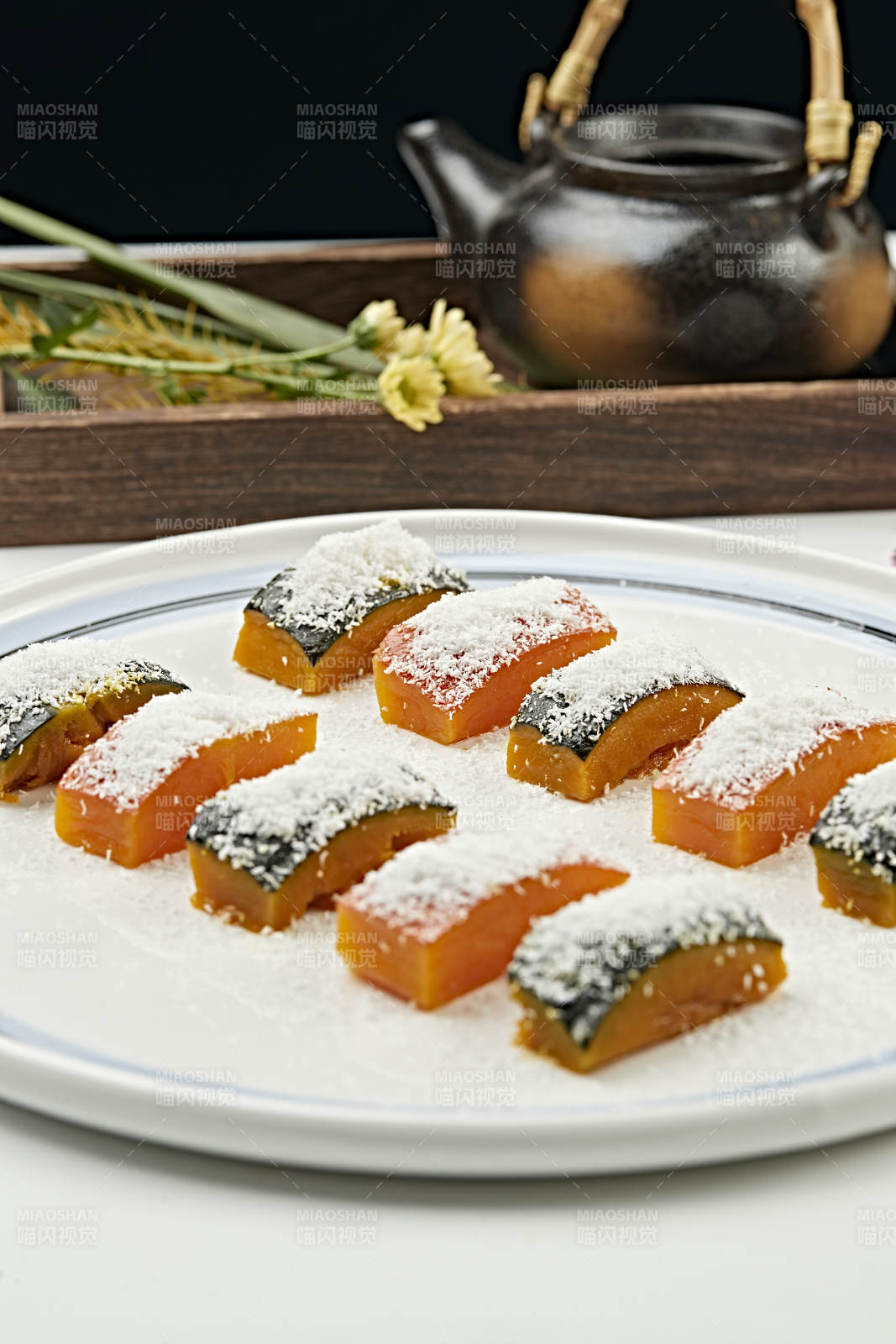 撒粉椰蓉蒸金瓜（蒸南瓜）