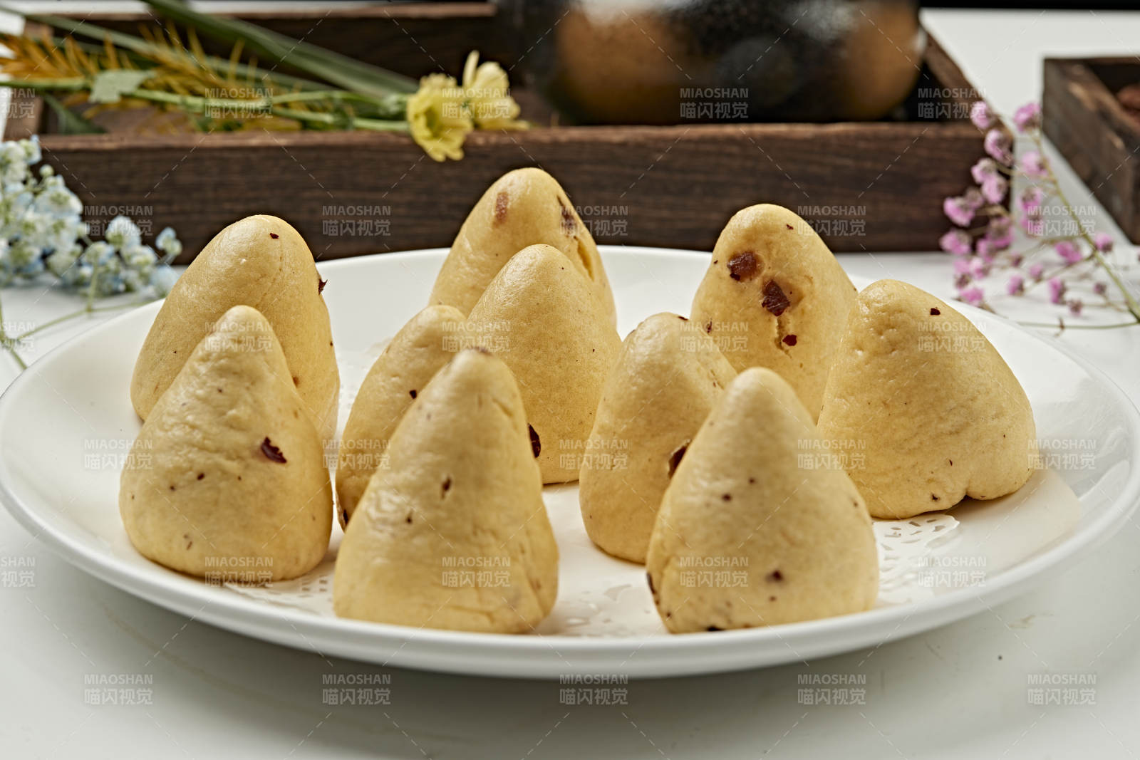 枣香栗子面杂粮小窝头