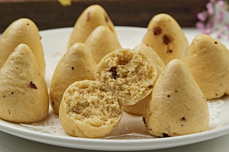 枣香栗子面杂粮小窝头