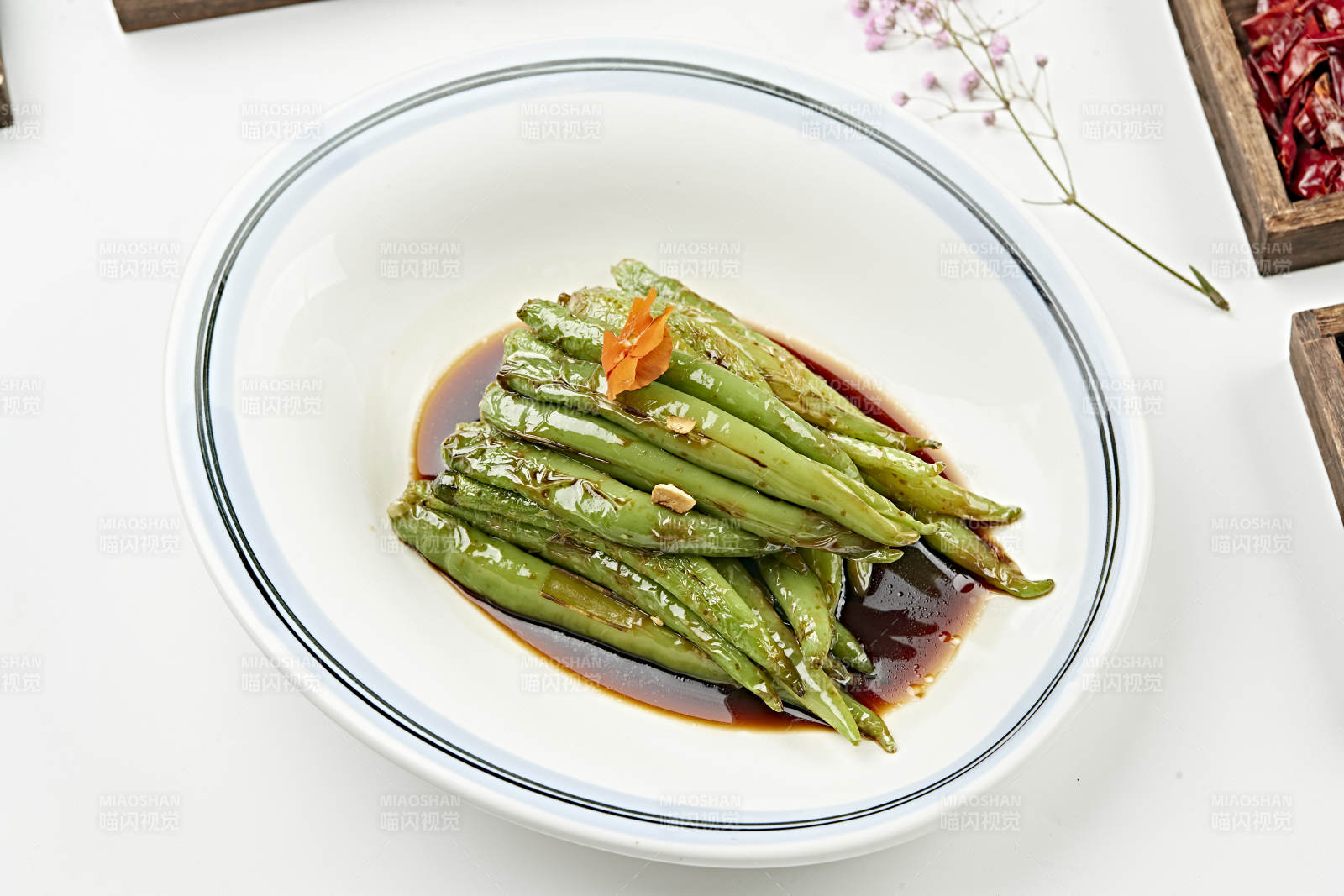 澆汁油炸虎皮杭椒（虎皮尖椒）