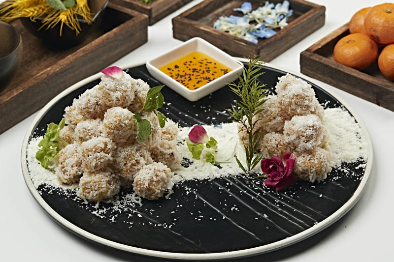 糖霜拖面焦炸鮮茄子