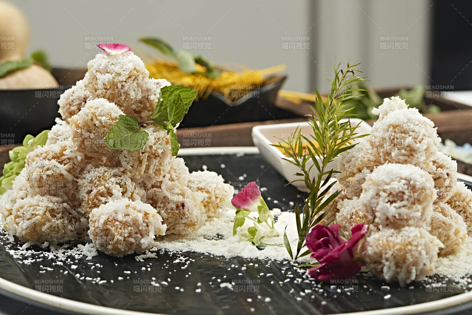 糖霜拖面焦炸鮮茄子