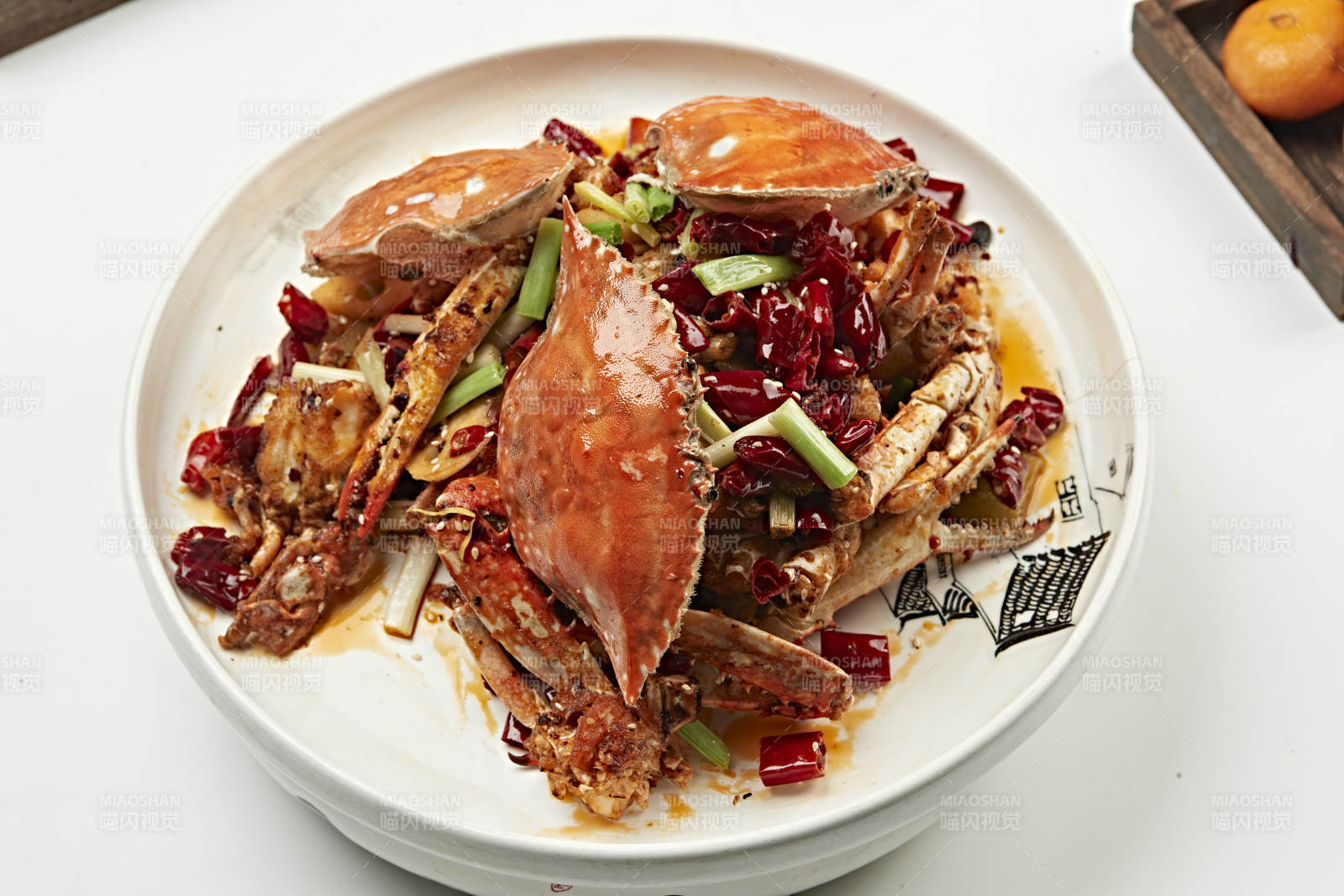 川香蔥姜辣炒梭子蟹