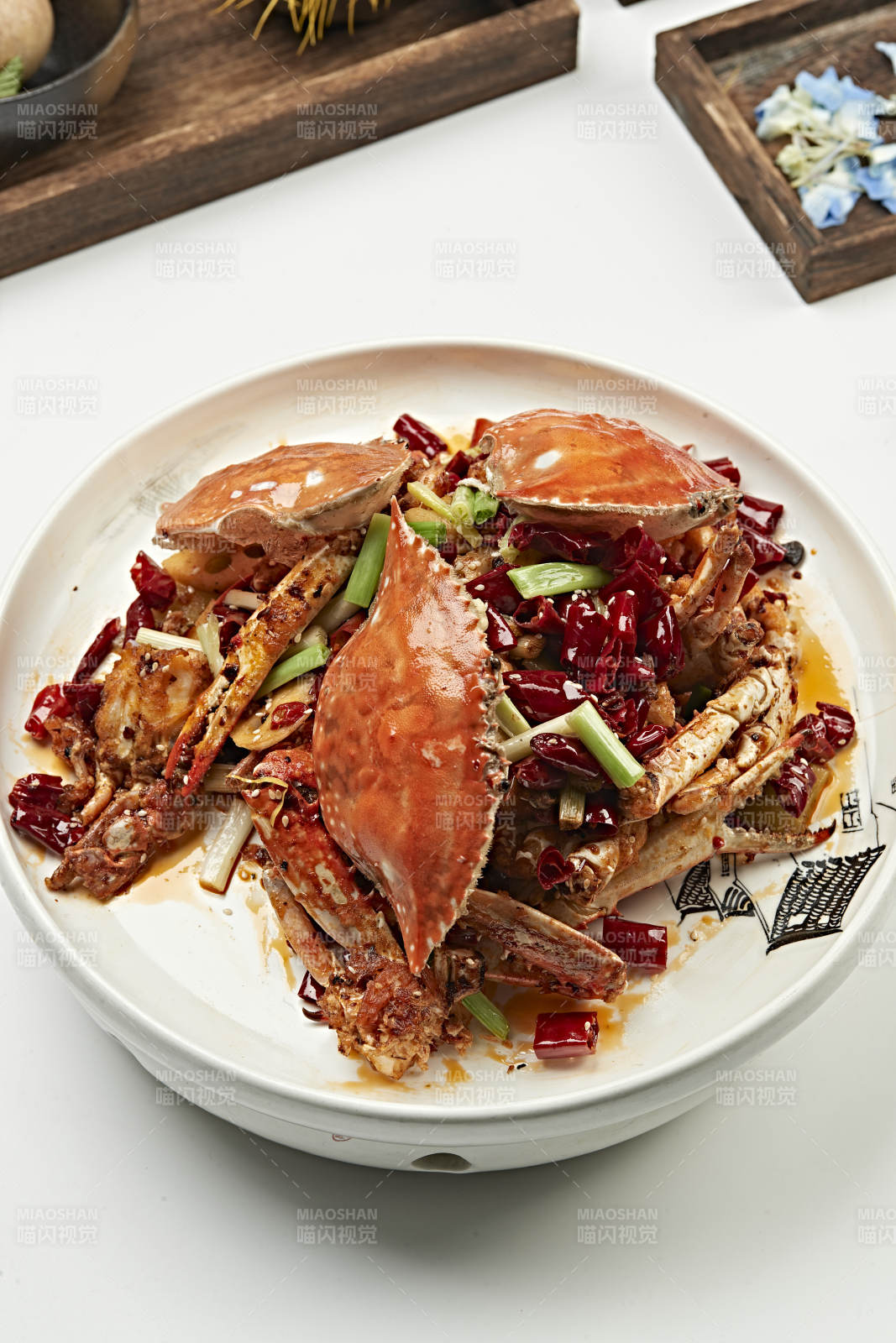 川香蔥姜辣炒梭子蟹