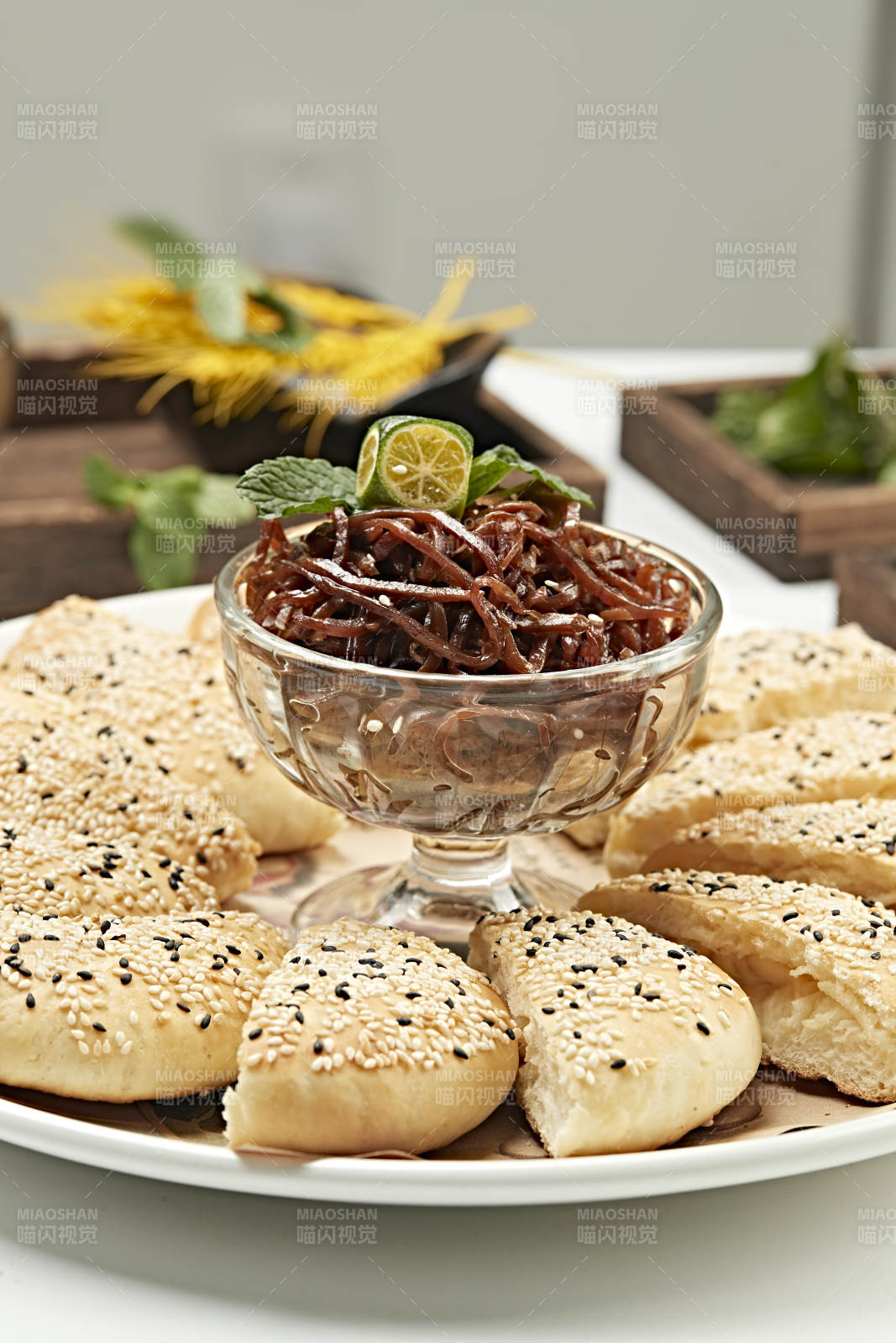 传统面食武大郎烧饼