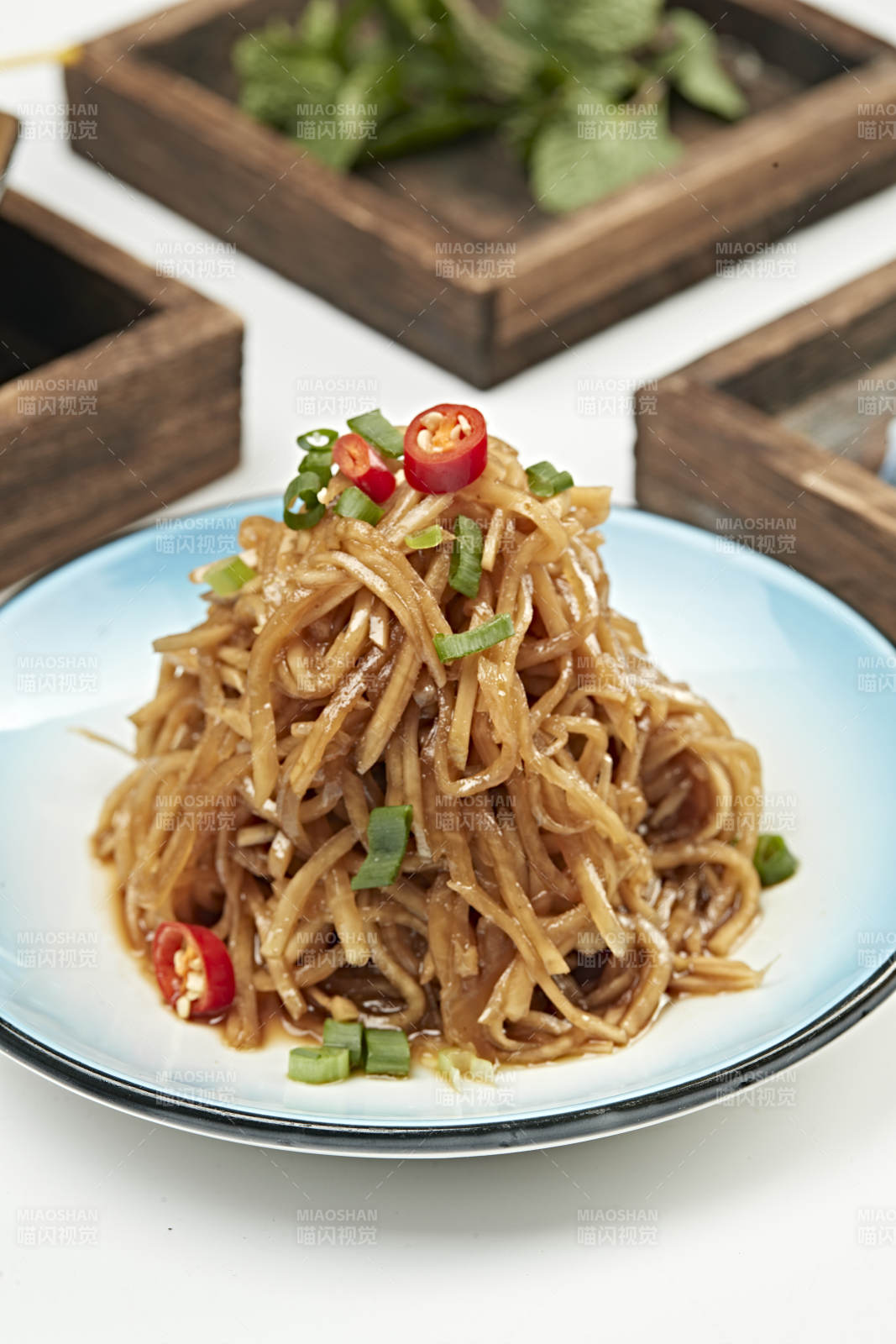 醋腌酸辣咸菜絲芥菜絲