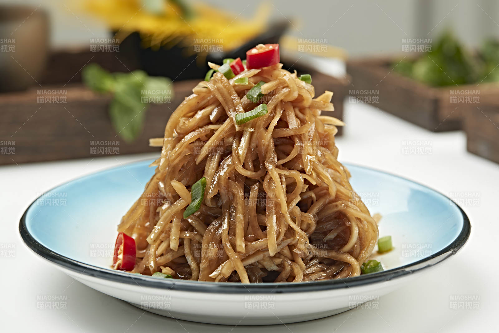 醋腌酸辣咸菜絲芥菜絲