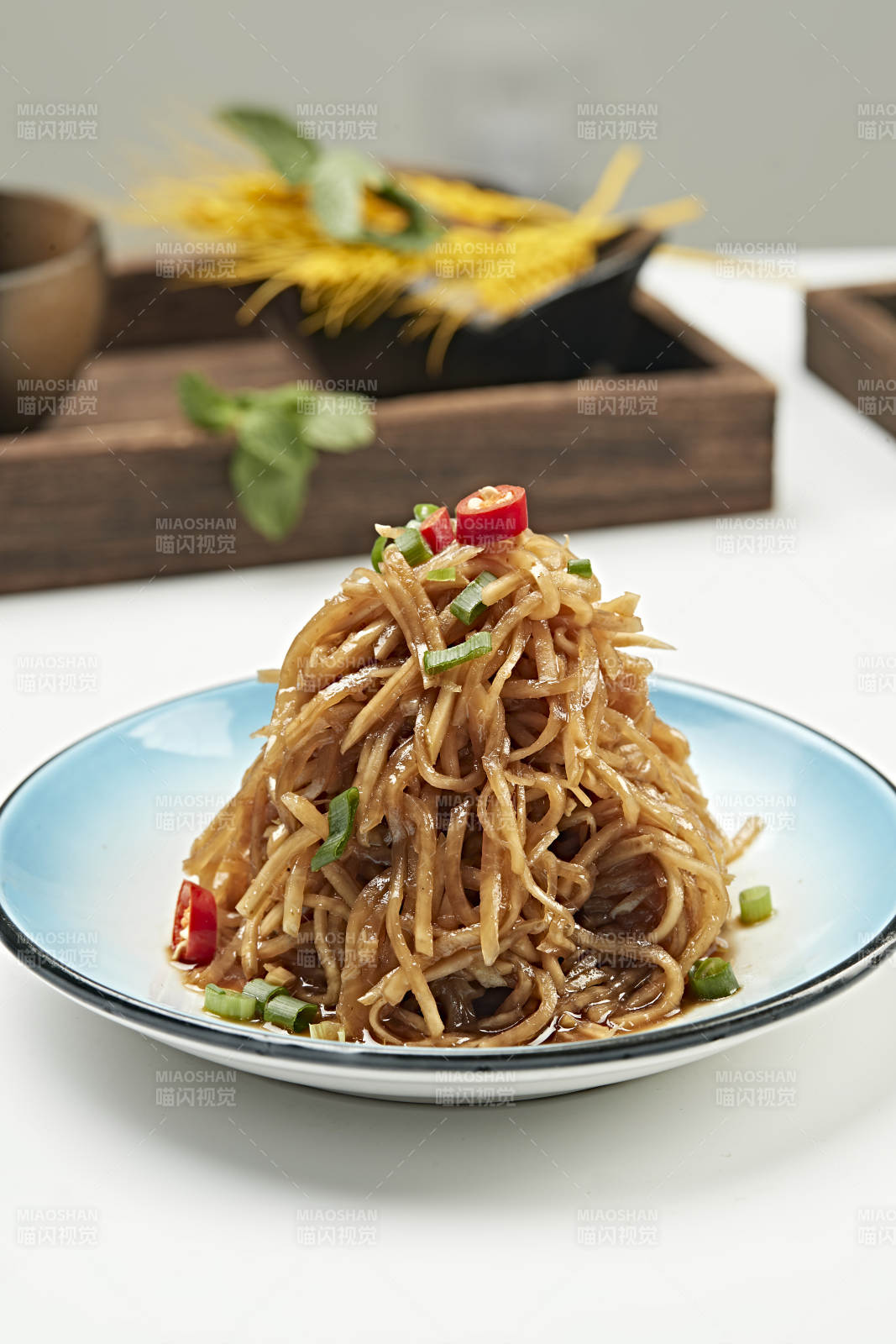 醋腌酸辣咸菜絲芥菜絲