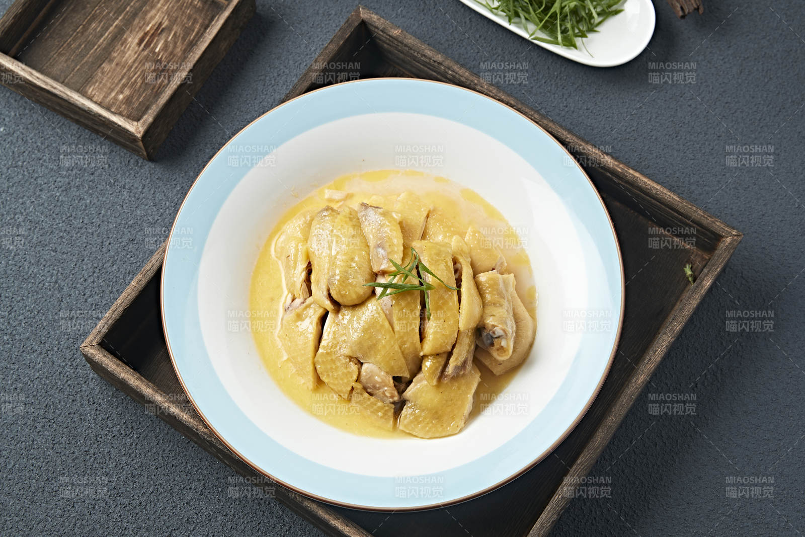 美味凉菜奶油咖喱白切鸡