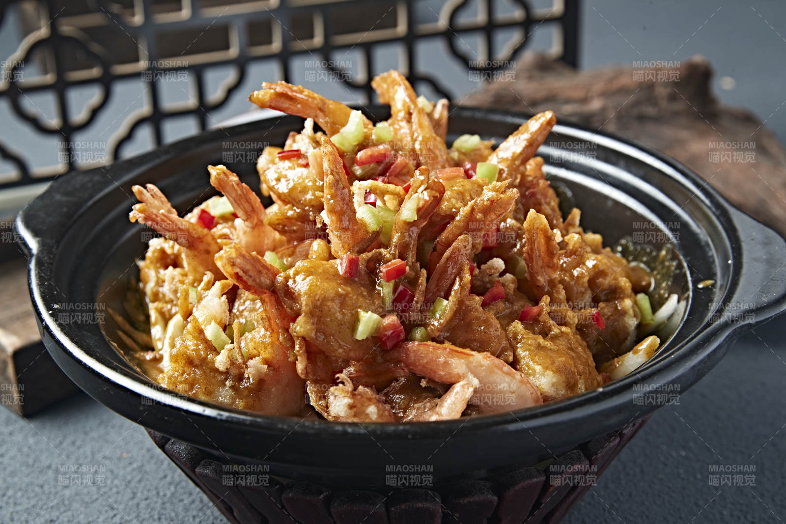 砂鍋泰式咖喱蝦