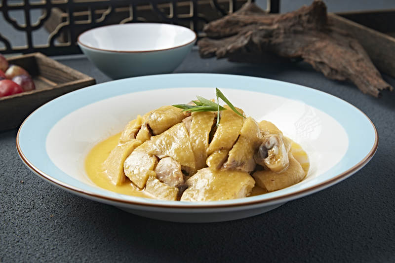 美味凉菜奶油咖喱白切鸡